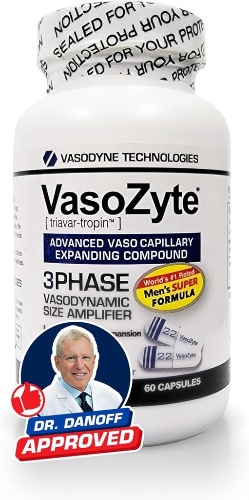Generic VasoZyte - Supports Nitric Oxide & Healthy Blood Flow - with Our Exclusive Formula Featuring Oligopin, and Our Crystal Pure Extraction Process - for Well-Being - 30 Day Supply - 60 Capsules