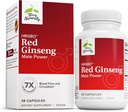 テリー自然にHRG80の赤いGinsengの男性力-血循環及び耐久性サポート補足-Ginseng及び亜鉛の食事療法の補足-エネルギー サポートのための草の補足- 48のカプセル