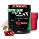 JYMの補足の科学の人及び女性、BCAAs、Nootropics、Creatine HCI、Citrulline、ベータアラニン、ベタイン、タウリン、フーパージン、30のサービングのための前JYMの黒のチェリーのプレワークアウトの粉