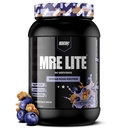 REDCON1 MRE Lite 全フードプロテインパウダー、ブルーベリーコブラー - 低炭水化物&乳食動物プロテインブレンドとの交換 - MCTオイルで作られたサプリメントを消化しやすい(30サービング)