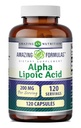 アメージングフォーミュラアルファリポ酸 | 200Mg アミノ酸サプリメント | カプセル | ノンGMO | グルテンフリー | アメリカ製(1パック | 120カウント)