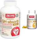 JarrowフォーミュラQH-Absorb 100mg Max吸収 - CoQ10 Ubiquinol&ビタミンD3 62.5 mcg(2,500 IU) - 100サービング(Softgels)