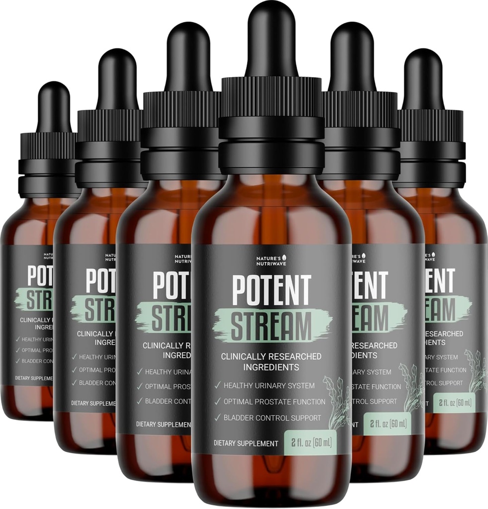 PotentStreamの低下-元の方式、植物のエキスが付いている自然な液体の補足 米国、供給6か月の作られる100%の自然