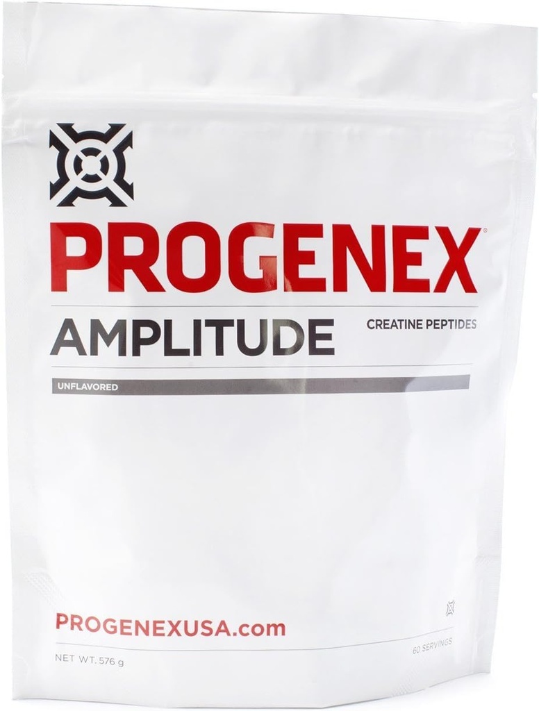 Progenex® 振幅クレアチンペプチド | リーンマッスルマスを増加 | ワークアウトの排ガスエネルギーと防爆 | 味とミックスウェル | 60 サービング
