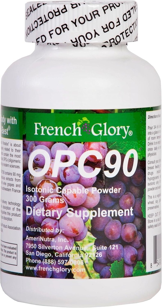 FrenchGlory OPC90: Isotonic OPCの酸化防止3か月の補足