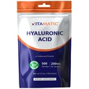 Vitamatic の Hyaluronic 酸の粉 200mg - サポート健康な結合ティッシュおよび接合箇所-Youthful の健康な皮を促進して下さい- 100グラム