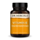 Dr. Mercola Vitamin E - 健康な皮膚と抗酸化状態をサポート - Tocopherols と Tocotrienols ブレンド - Non-GMO、グルテンフリー&大豆フリー - 30カプセル(30サービング)