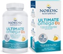 Nordic Naturals Ultimate Omega-D3、レモンフレーバー - 120 ソフトジェル - 1280 mg Omega-3 + 1000 IU ビタミンD3 - EPA&DHA - 脳、心臓、免疫の健康を促進 - 60 サービング