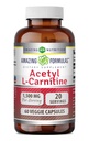 アメージングフォーミュラアセチルL-カルニチンHCLベジギーサプリメント - 500Mg、ベジギーカプセル(非GMO、グルテンフリー) - エネルギー生産と認知機能を促進する(60カウント)
