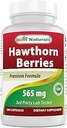 Best Naturals Hawthorn Berry 565 mg 180 Capsules (180 Count (Pack of 1))