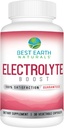 Best Earth Naturals Electrolyte Support Supplement - Support Electrolyte Balance with Vitamin D, Calcium, Magnesium, Sodium, Potassium, Boron and More - 30 ct. Capsules
