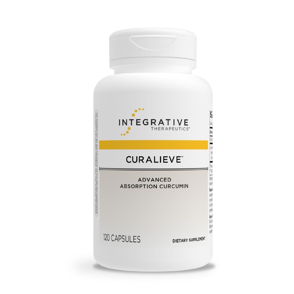 Integrative Therapeutics Curalieve - 酸化防止サポートのためのクルクミン式* - 高吸収クルクミン - ビーガン、グルテンフリー&乳製品なし - 120カプセル(60のサービング)
