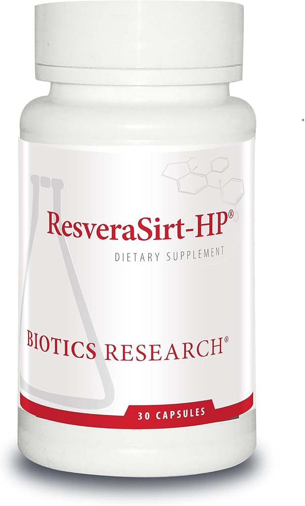 バイオティクスの研究 ResveraSirt HP によってフォーミュラ マーク ヒューストン, トランス レスベラトロール, ケルセチン, 増加 サーチュイン アクティビティ, 心血管サポート, 血管サポート, 30 カプセル