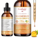 GREENPEOPLEのマグネシウムのGlycinateの液体の低下- 17-in-1 4Fl。Ozの三重のマグネシウムの複雑な補足Glycinate 400mg及びCitrate 500mgの泥炭/筋肉/睡眠、パイナップルの味のためのTaurate/L-Theanine