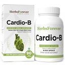 Herbsforever Cardio-Bのアーユルヴェーダの草の補足90のベジーのカプセル800のMgそれぞれ