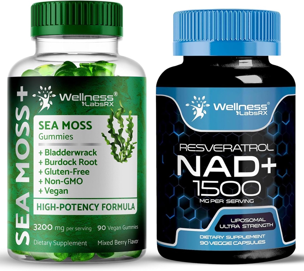 ウェルネス LABSRX NAD の補足、1500mg - 海苔のグミー、3200mg