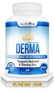 皮膚の修復コンプレックス ハイドロ、輝く皮膚 - フィトセラミドとアルファリポ酸の抗老化サプリメント。 速い結果のHydrationの丸薬は滑らかさを高め、しわを減らします。 60の液体のカプセル