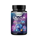 最高の吸収のためのビタミンD3が付いているカルシウム1200mg - 高度の骨サポート補足、1200のmg Calciumの炭酸塩及び1600のIUのビタミンD3、免疫サポートのための遅い解放、Swallowへの容易な120のタブレット