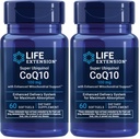 ライフエクステンションスーパーUbiquinol CoQ10強化ミトコンドリアサポート、ポテンシャルハートヘルス&セルラーエネルギー生産サポート、超吸収性、グルテンフリー、非GMO、100mg、60ソフトゲル(パッケージ2)