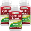 ベストナチュラルグレープシードエキス400 mg 120 vcaps (120 カウント)