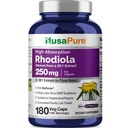 NusaPure Rhodiola Rosea 7,500mg 180 Veggie カプセル(非GMO、抽出30:1、ビーガン&グルテンフリー) バイオペリン