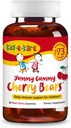 NORTH AMERICAN HERB&SPICE Kid-e-kare Yummy Cherry Bears - 60 Real Cherry Gummies - 子供のための毎日の免疫サポート - P73 Oreganol&Black Seed Oil - Non-GMO - 30 サービング