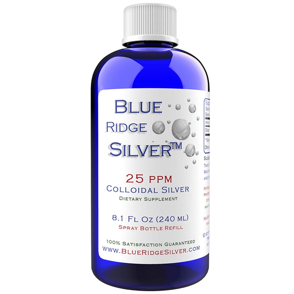 25 ppm 8 oz のコロイド銀の自然な免疫サポート健康の補足