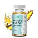 トリプル強度ワイルドアラスカオメガ-3 2500mg + EPA 1,300mg + DHA 1,200mg, 心と関節の健康のためのサプリメント, 120 Softgels 60 Day Supply