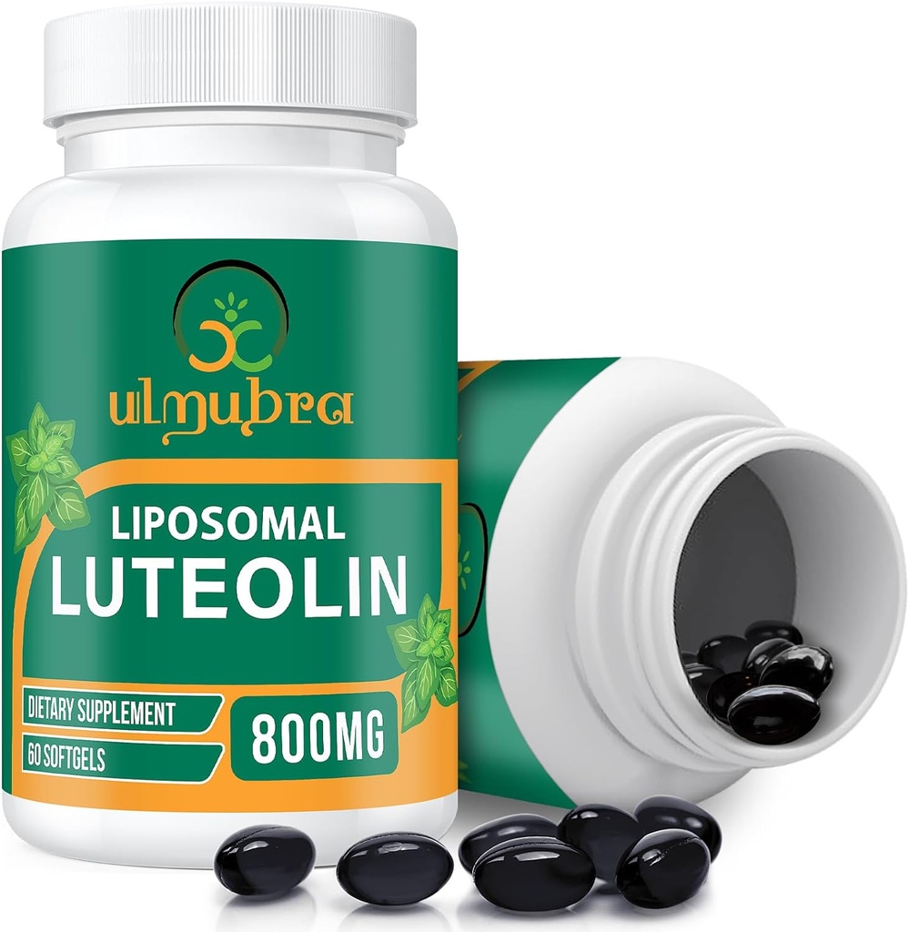 800 MG Liposomal Luteolin の補足-最高の吸収、頭脳及び全面的な WellBeing、60 の Softgels - 30 日の供給のための優れた酸化防止の補足
