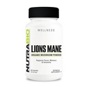 NutraBioのライオンのマネの補足のカプセル-有機性ライオンのマネのきのこの粉(500mg)-焦点、記憶、免除- 60の野菜カプセル