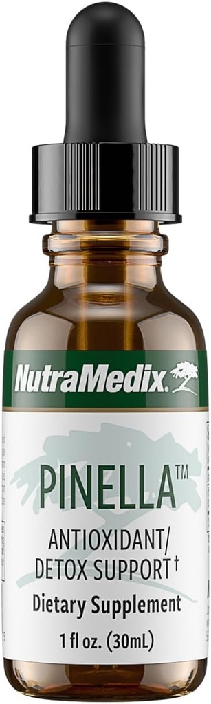 NutraMedixピネラ - 液体アニスは、デトックス、クレンジング、集中力と脳の健康をサポートするのに役立ちます - ピンピネラアニスムエキスは、時折脳フォグ(1oz / 30ml)と戦うのに役立ちます