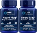 Life Extension Neuro-mag Magnesium L-threonate, 90 Count (Pack of 2)
