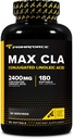 Primaforce CLA 2400 mg / サービング (180 ソフトゲル) - Max CLA - 男性と女性のために、非刺激、GMOフリー&グルテンフリー