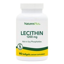 NaturesPlus Lecithin - 1200 mg、90 Softgels - Soy Phosphatides - Gluten Free - 90 サービング