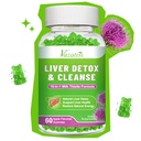 大人のためのミルクの牛ガミー。 肝臓の清潔なDetoxの修理グミ、肝臓サポート消化防止剤、60ct Appleの味のためのミルクのこの点のエキスの補足