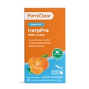 FemiClearヘルププロドリンクミックス、L-Lysine 3000mg、亜鉛、ビタミンA&C、Aashwagandha、女性&男性のための免疫&ストレスサプリメント、20スティックパケット