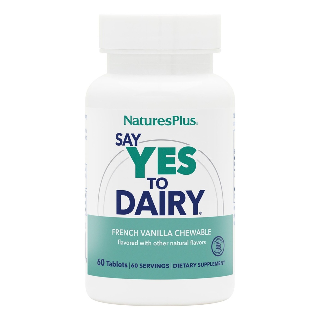 Natures Plusは、乳製品にそうです - 50 Chewableタブレット - 天然Lactase酵素サプリメント、最大強度消化補助剤、耐容性緩和剤 - グルテンフリー - 50のサービング