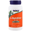 NOWの最適L亜鉛、30mg、100のカプセル(3)のパック