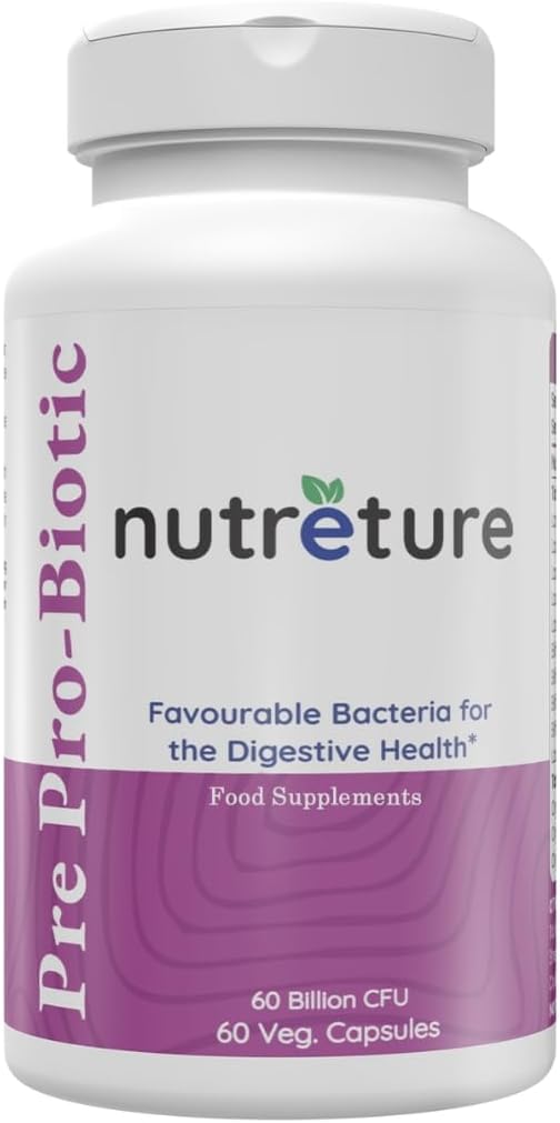 60人の男性のための億のプロバイオティクス | 60人のカプセルの男性のプロバイオティック サプリメント | 腸の健康のためのプレバイオティクス | 消化の健康のためのプロバイオティクス