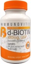 免疫学の高い線量のBiotin (d-Biotin、USPとして) 100mg (100,000mcgに等しい) 90のカプセル、高い効力