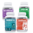 バランスワン 4in-1 バンドル | プロバイオティック・カンダシスト・バイバー・ワン・セラディフェンド | 15 Billion Probiotic | 天然クレンジング・カプリル酸 | ミルクアッスル対応 | 全身酵素ブレンド
