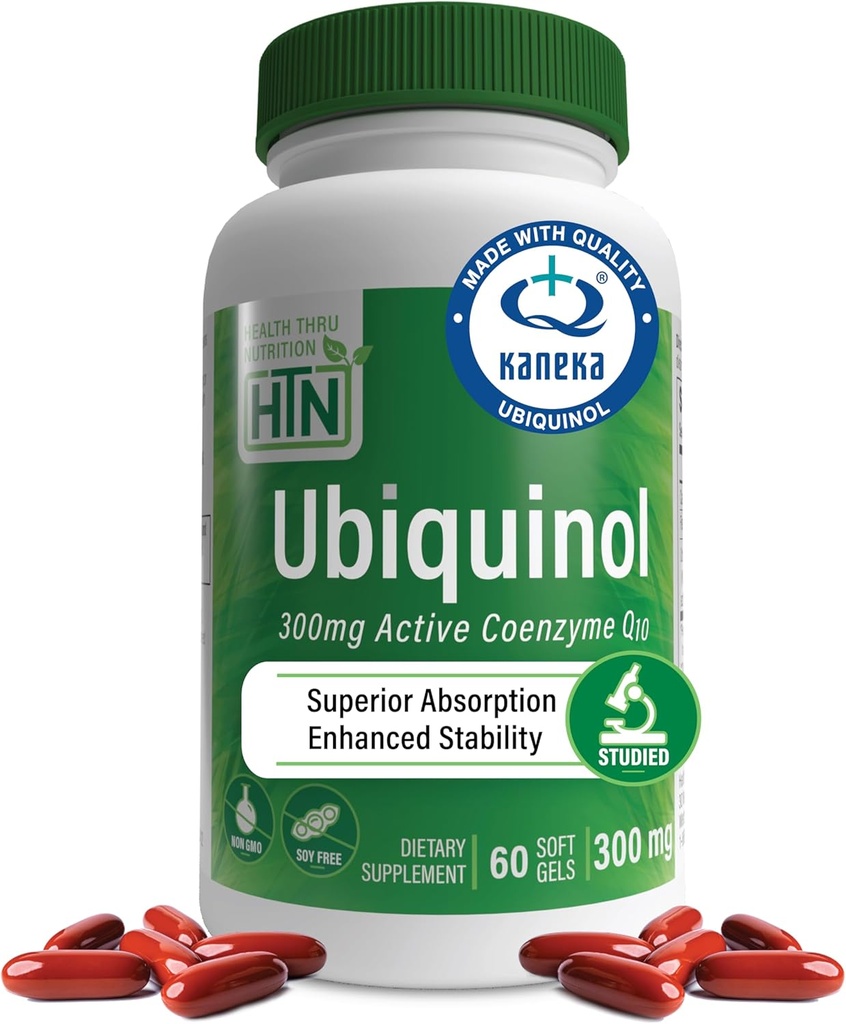 カネカ QH の減少した CoQ-10 として健康の Thru の栄養の Ubiquinol 300mg 60 の Softgels | Stabilized - 第 3 党はテストしました | 高められた生物学的利用能 | 心血管及び Mitochondria 機能サポート | 非 GMO