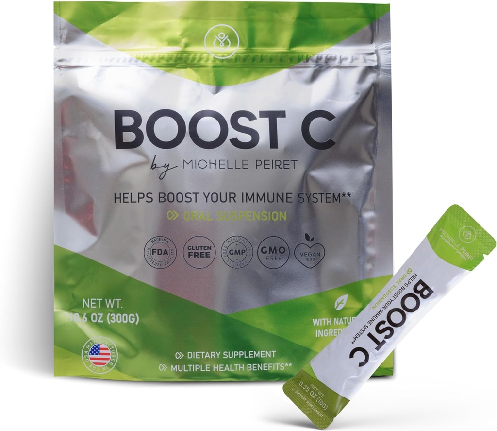 ビタミンCパウダー | ノンGMO | スムージー、シェイクス&ビバレッジを強化する理想 | 栄養素リッチフォーミュラ | 30 食 |