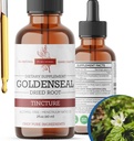 Goldenseal Tincture | ゴールデンシールルートのプレミアムアルコールフリーハーブエキス | 液体植物サプリメント | 伝統的なハーブフォーミュラ | アメリカ製 - 2 oz (60 ml)