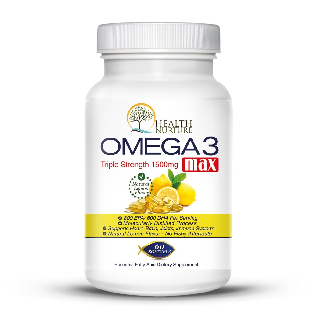 魚油オメガ3の最高の強さ1500mg (800 EPA/600 Dha)の薬剤の等級の魚油