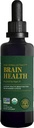 Global Healing Center Brain Health - USDA Organic Brain Supplements for Memory & Focus - Nootropics Supplement to Combat Mental Fog, Advanced Focus Factor for Adults Extra Strength - 2 Fl Oz