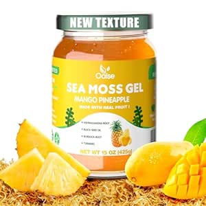 18.5 OZの海の苔のゲルのいちごの味 - 92ミネラルとビタミン - 非GMO、グルテンフリー、ビーガン - 免疫サポート