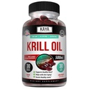Kaya Naturals - Omega 3、EPA、DHA、Phospholipids&Astaxanthin Supplement - 脳と健康ビタミン - アンチエイジングサプリメント - 30カウントSoftgels