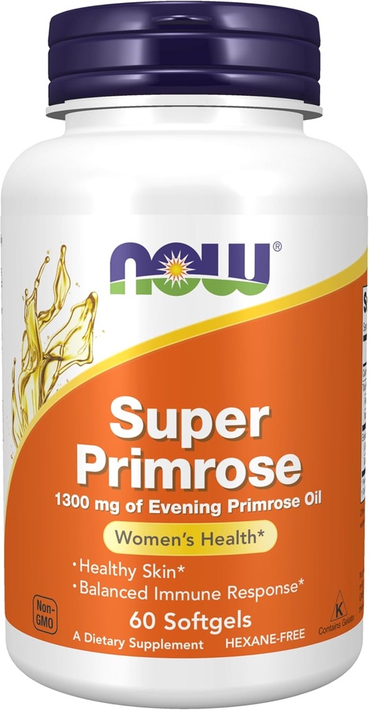 NOWの補足、自然にGLA (Gamma-Linolenicの酸)、60のSoftgelsを占有する極度のPrimrose 1300のmg