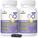 Liposomal Ubiquinol CoQ10 800のMGのSoftgel、高い吸収のCoQ10 Ubiquinolの補足、活動的なCoenzyme Q10 800mg、中心及び頭脳機能、エネルギー生産、120のビーガンSoftgelsのための強力な酸化防止剤